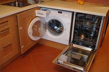 Установка и подключение стиральной, посудомоечной машины